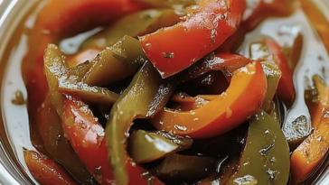 Los chiles en vinagre son un acompañamiento delicioso y picante, perfectos para cualquier comida.