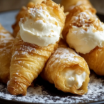 Descubre cómo preparar unos deliciosos conos de hojaldre rellenos de crema pastelera que te encantarán.