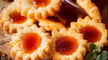 Disfruta de estas deliciosas galletas de mermelada, perfectas para compartir con amigos y familia.