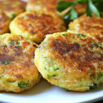 Disfruta de unas deliciosas hamburguesas de calabacín, perfectas para una comida ligera y saludable.