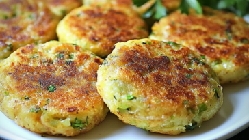 Disfruta de unas deliciosas hamburguesas de calabacín, perfectas para una comida ligera y saludable.