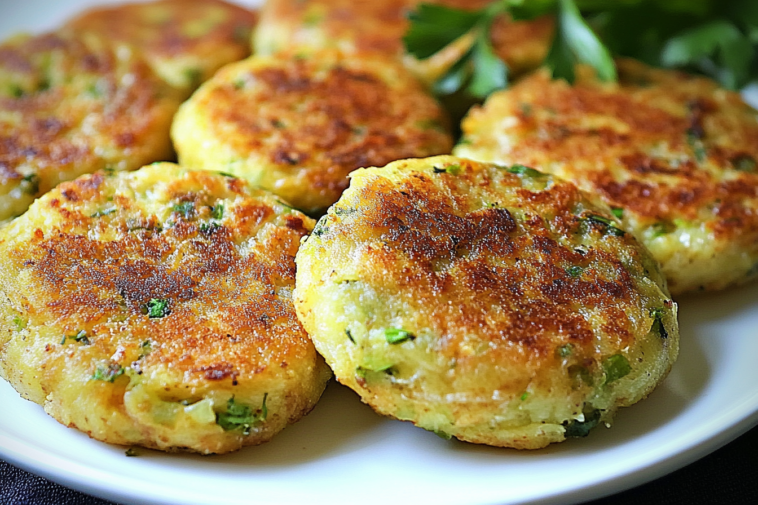 Disfruta de unas deliciosas hamburguesas de calabacín, perfectas para una comida ligera y saludable.