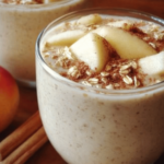 Este licuado de manzana y avena es nutritivo, refrescante y perfecto para empezar el día con energía.