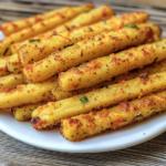 Estos palitos de papa y queso son una deliciosa opción para disfrutar en cualquier momento.