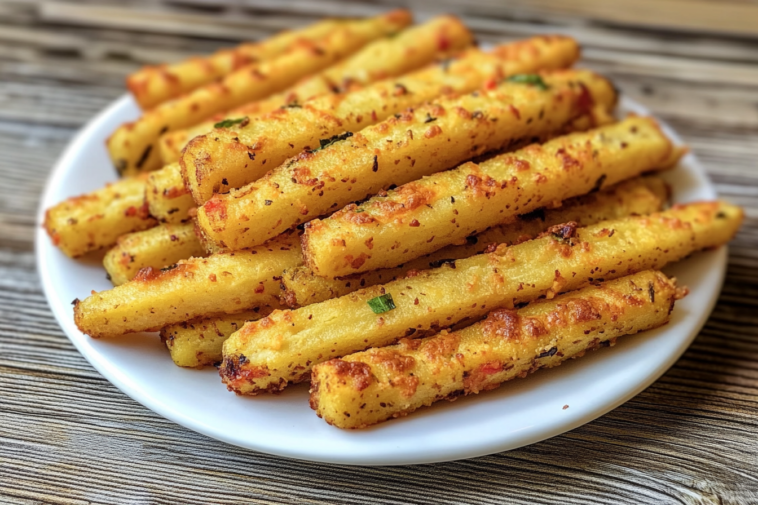 Estos palitos de papa y queso son una deliciosa opción para disfrutar en cualquier momento.