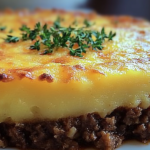 Un clásico reconfortante que combina papas y carne, ideal para cualquier ocasión familiar.