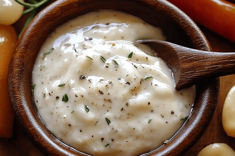 Una deliciosa salsa de ajo perfecta para realzar el sabor de tus platos.