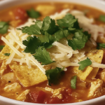 La sopa de tortilla es un clásico mexicano que reconforta el alma con su sabor y tradición.