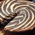 Un delicioso bizcocho cebra que sorprenderá a todos con su atractivo diseño y sabor esponjoso.