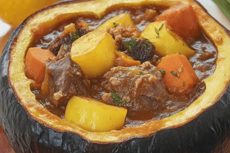 La carbonada criolla es un guiso tradicional lleno de sabor y color, ideal para compartir en familia.