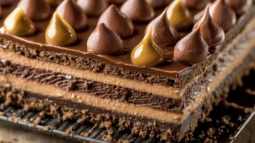 La chocotorta es un postre argentino que combina galletas de chocolate y dulce de leche, ¡un deleite para los sentidos!