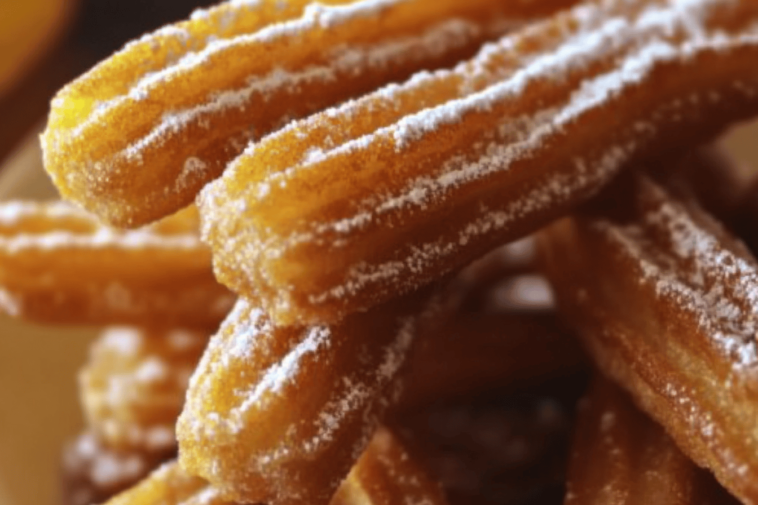 Los churros caseros son un delicioso postre perfecto para compartir en cualquier ocasión.