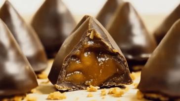 Deléitate con estos irresistibles conitos de dulce de leche, una combinación perfecta de sabores y texturas.