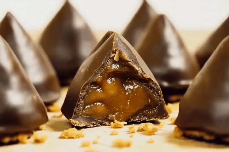 Deléitate con estos irresistibles conitos de dulce de leche, una combinación perfecta de sabores y texturas.