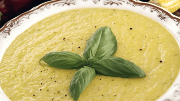 Deliciosa crema de calabaza y elote, perfecta para reconfortar el alma en días frescos.