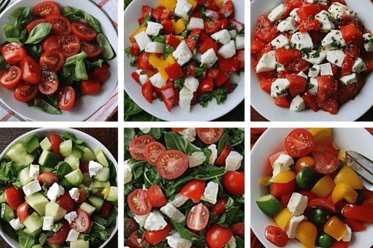Deliciosas ensaladas para cada día de la semana, llenas de color y sabor.