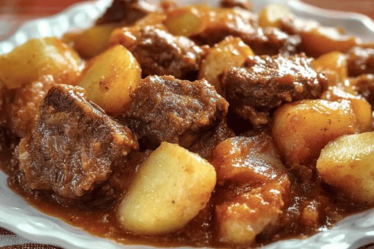 Este estofado de ternera es perfecto para disfrutar en un día frío con familia y amigos.