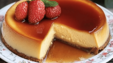 El flan casero es un postre clásico que encantará a toda la familia con su suavidad y sabor exquisito.