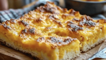 La Sopa Paraguaya es un plato tradicional que encanta a todos por su sabor y textura únicos.