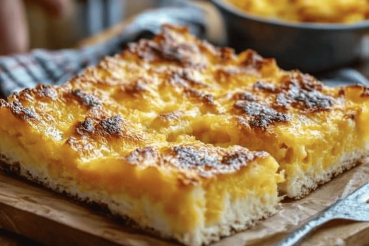 La Sopa Paraguaya es un plato tradicional que encanta a todos por su sabor y textura únicos.