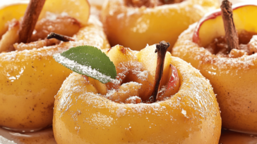 Las manzanas asadas son un postre delicioso y fácil de preparar, ideal para cualquier ocasión.