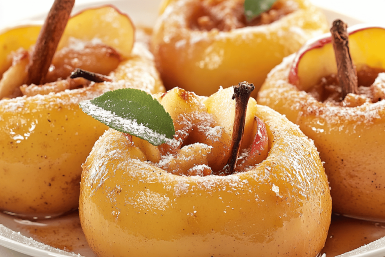Las manzanas asadas son un postre delicioso y fácil de preparar, ideal para cualquier ocasión.