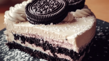 Descubre esta deliciosa receta de pastel frío de Oreo que encantará a todos.