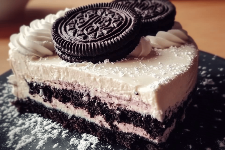 Descubre esta deliciosa receta de pastel frío de Oreo que encantará a todos.