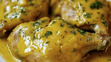 Descubre una deliciosa receta de pollo a la mostaza que sorprenderá a toda la familia con su sabor cremoso.