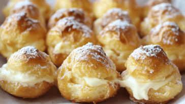 Los profiteroles son un clásico de la repostería que nunca pasan de moda, perfectos para cualquier ocasión.