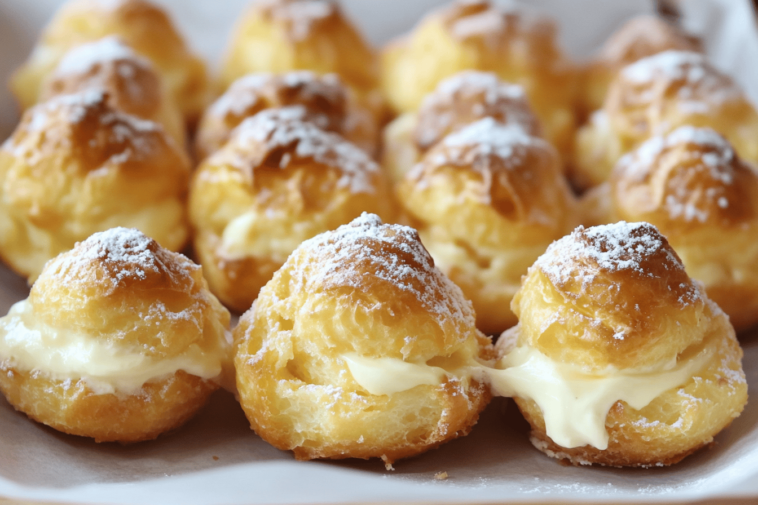 Los profiteroles son un clásico de la repostería que nunca pasan de moda, perfectos para cualquier ocasión.