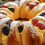 La Rosca de Reyes es un delicioso postre que celebra el Día de Reyes en muchas familias hispanas.