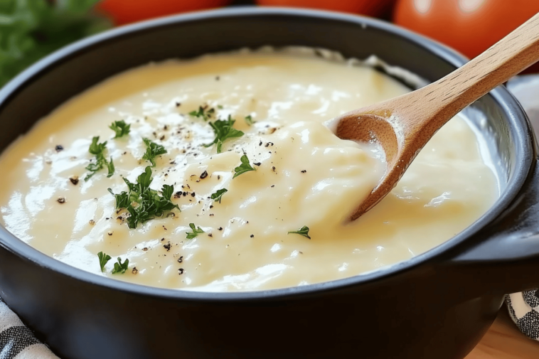 La salsa bechamel es la base perfecta para muchas recetas deliciosas y cremosa.