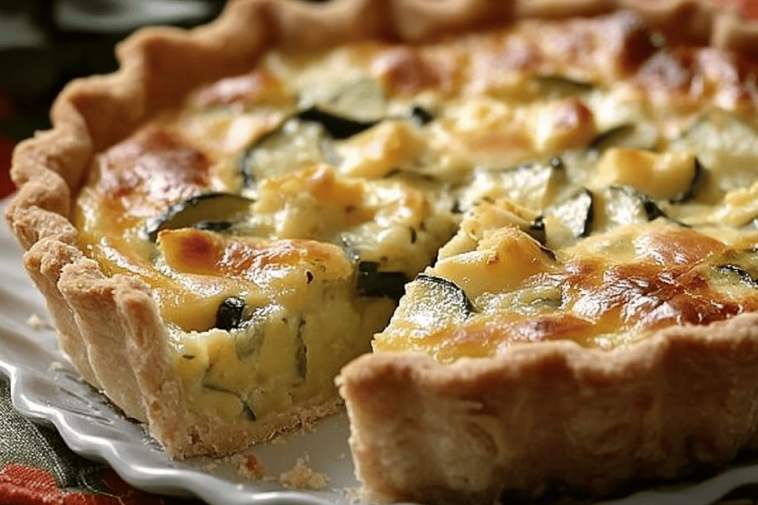 Disfruta de esta deliciosa tarta de zapallitos, ideal para cualquier comida y fácil de preparar.