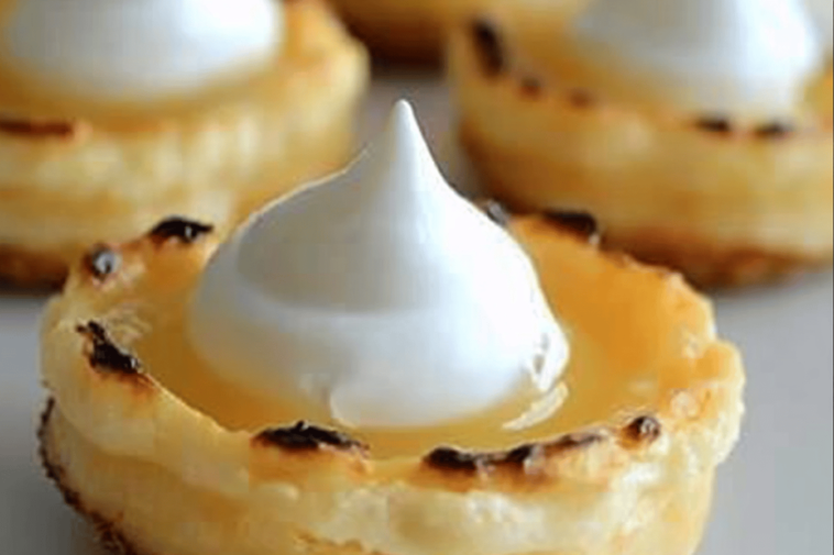 Descubre el sabor refrescante de estas tartaletas de limón, perfectas para cualquier ocasión.