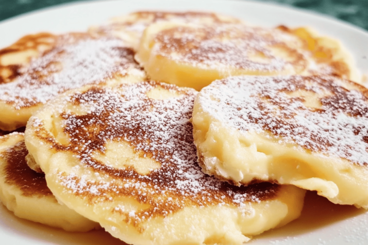 Deliciosas tortitas de manzana y yogur que encantan a grandes y pequeños en cualquier desayuno.