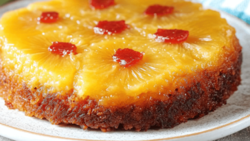 Este delicioso bizcocho de piña es perfecto para cualquier ocasión. ¡Te encantará! 🍍🍰