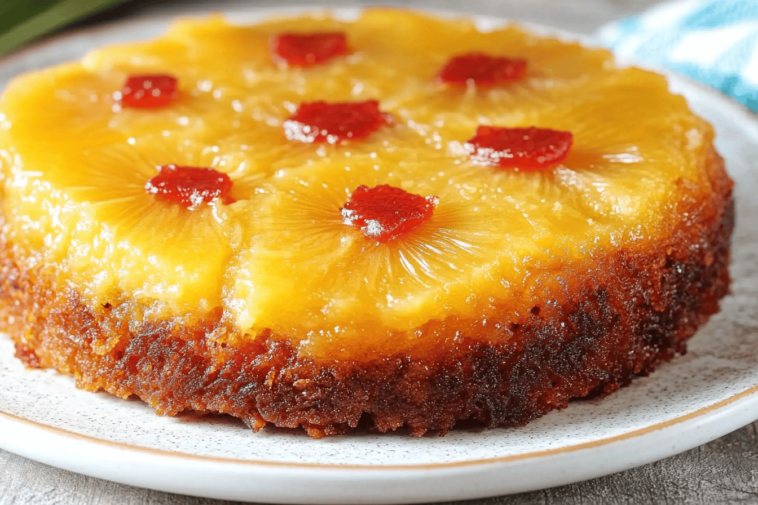 Este delicioso bizcocho de piña es perfecto para cualquier ocasión. ¡Te encantará! 🍍🍰