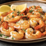 Deliciosos camarones a la mantequilla que se preparan en pocos minutos. ¡Prueba esta receta fácil y sorprendente! 🦐🧈