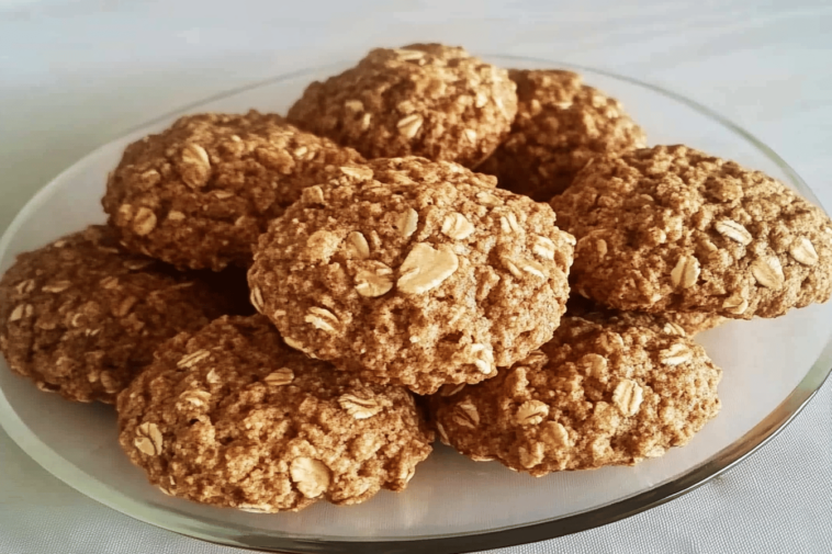 Disfruta de estas deliciosas galletas saludables que combinan avena y manzana. Perfectas para cualquier momento. 🍏🍪