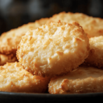 Disfruta de unas galletas que combinan el sabor del coco y la dulzura del azúcar. ¡Sencillamente deliciosas! 🥥🍪
