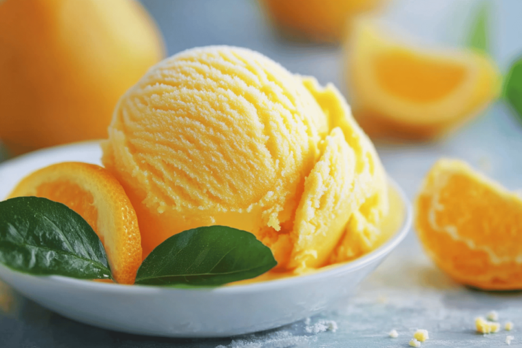 ¡Un helado refrescante que hará que tu verano sea inolvidable! 🍊🍦