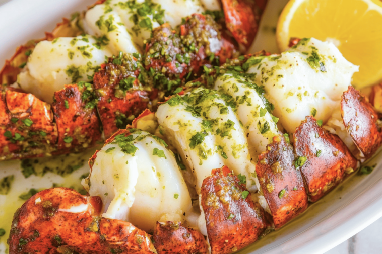¡Disfruta de una langosta a la parrilla que deleitará tus sentidos! 🦞🧄🍋