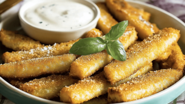 ¡Deliciosos y crujientes palitos de calabacín que encantan a grandes y pequeños! 🥒✨