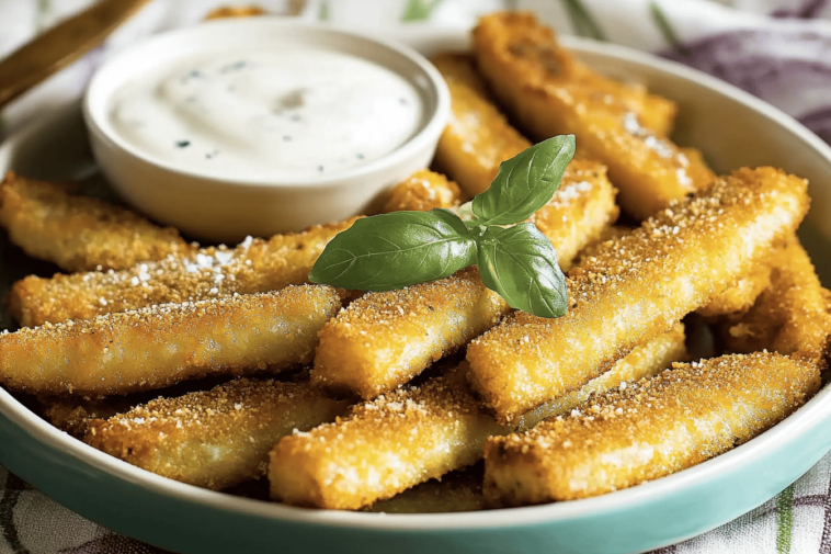 ¡Deliciosos y crujientes palitos de calabacín que encantan a grandes y pequeños! 🥒✨