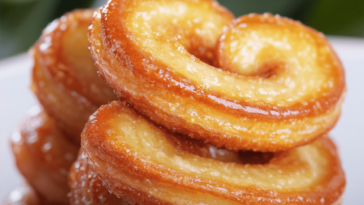 ¡Disfruta de estas deliciosas palmeritas de hojaldre que son fáciles de hacer! 🌟🍪
