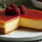 La tarta de queso sin horno es perfecta para cualquier ocasión. ¡Rica y fácil de hacer! 🍰🍇