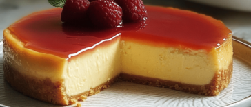 La tarta de queso sin horno es perfecta para cualquier ocasión. ¡Rica y fácil de hacer! 🍰🍇