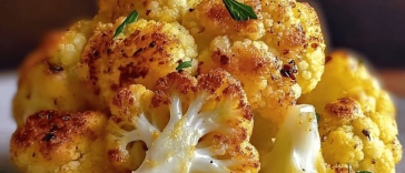 Descubre el delicioso sabor de la coliflor con un toque de queso. Ideal para cualquier comida. 🧄🧀