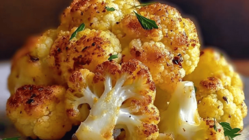 Descubre el delicioso sabor de la coliflor con un toque de queso. Ideal para cualquier comida. 🧄🧀